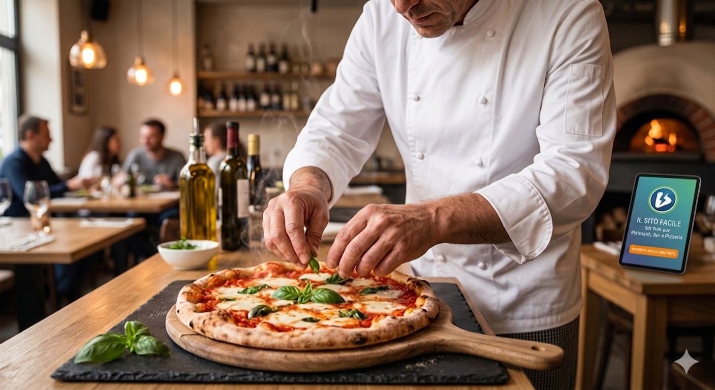 Siti web per ristoranti e pizzerie con menu digitale