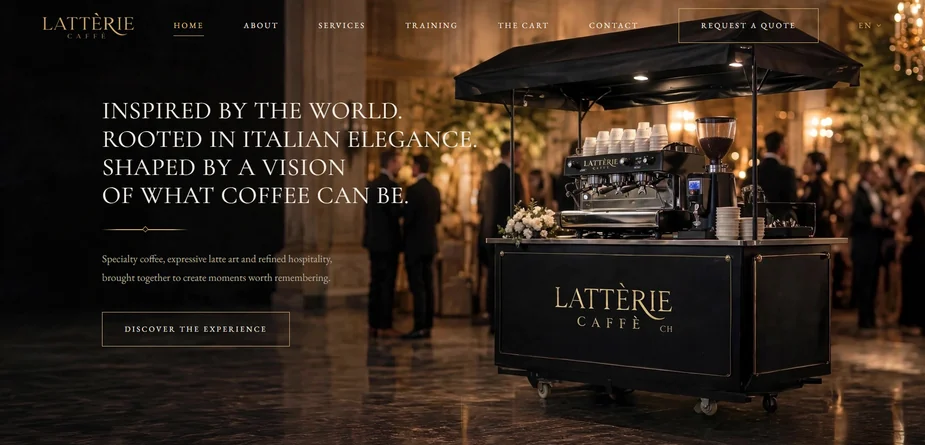 Sito Lattèrie Caffè coffee catering Zurigo
